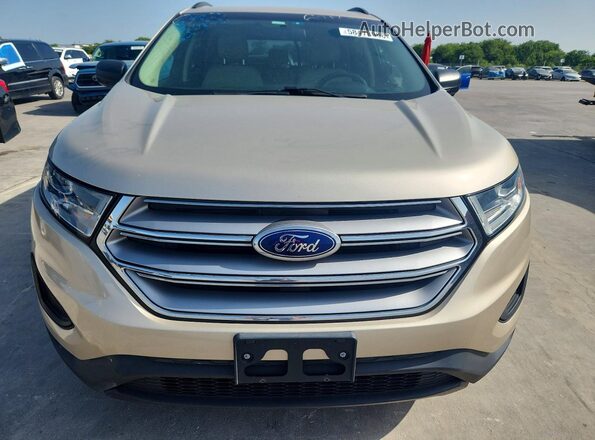 2FMPK4G94HBC41408 2017 FORD EDGE Gold Widok z przodu