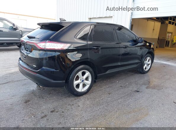 2FMPK4G94HBC46110 2017 FORD EDGE Black Tył prawy