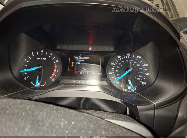 2FMPK4G94HBC46110 2017 FORD EDGE Black Widok tylnych siedzeń