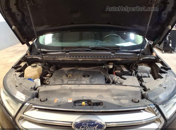 2FMPK4G94HBC46110 2017 FORD EDGE Black Widok z tyłu