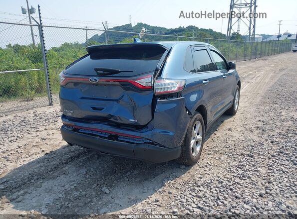 2FMPK4G94JBC30866 2018 FORD EDGE Blue Հետևի աջ