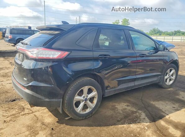 2FMPK4G95GBC01658 2016 FORD EDGE Black Հետևի աջ