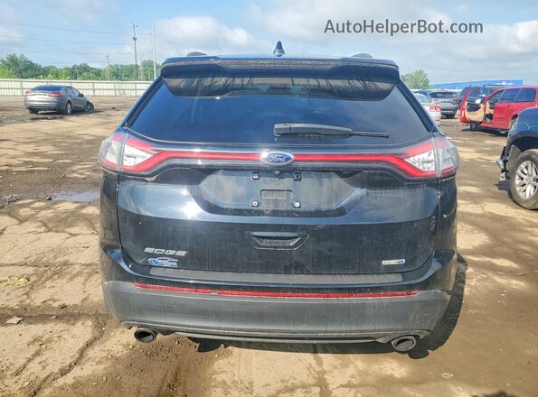 2FMPK4G95GBC01658 2016 FORD EDGE Black Հետևի տեսք