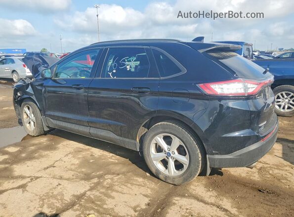 2FMPK4G95GBC01658 2016 FORD EDGE Black Հետևի ձախ