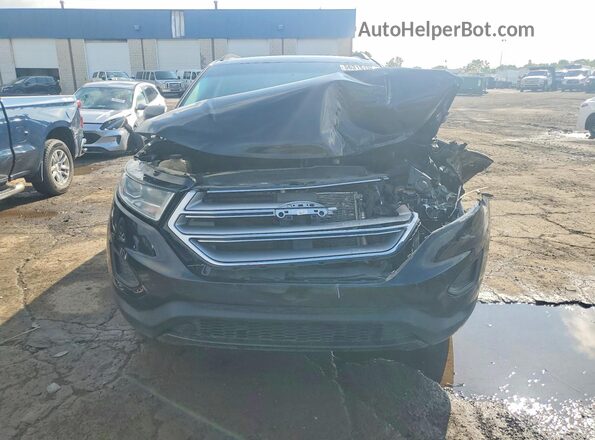 2FMPK4G95GBC01658 2016 FORD EDGE Black Դիմացի տեսք