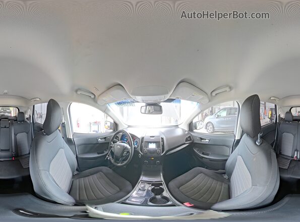 2FMPK4G95KBC50013 2019 FORD EDGE Silver Vista interior de 360 grados