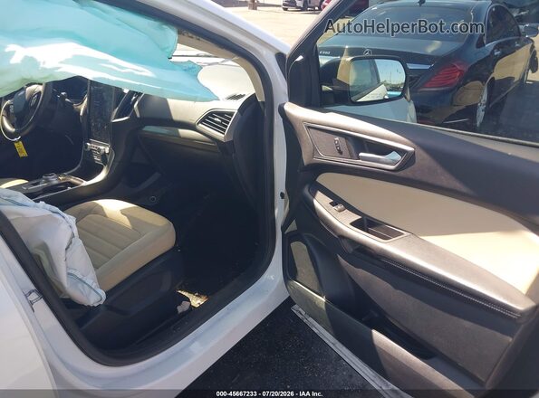 2FMPK4G95NBA24767 2022 FORD EDGE Белый Вид салона спереди