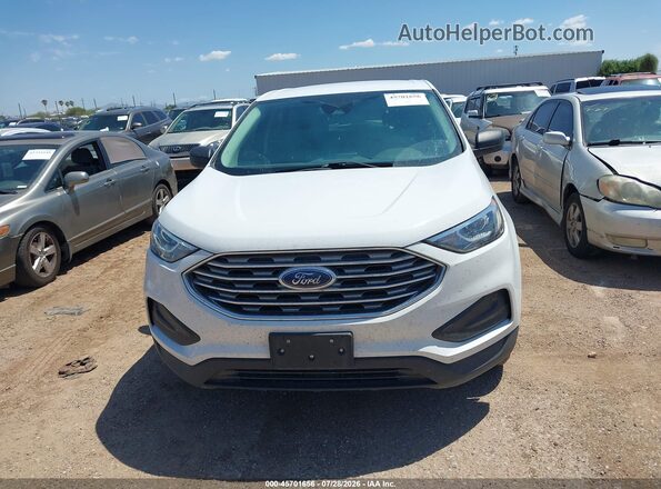 2FMPK4G95NBA61172 2022 FORD EDGE White Vista del cuadro de instrumentos