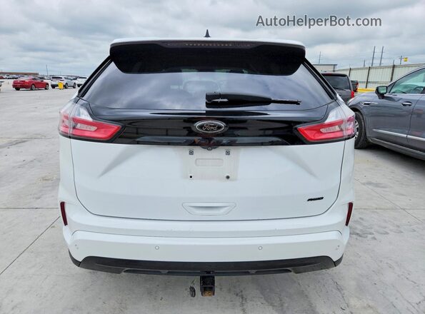 2FMPK4G95NBA78201 2022 FORD EDGE White Widok z tyłu