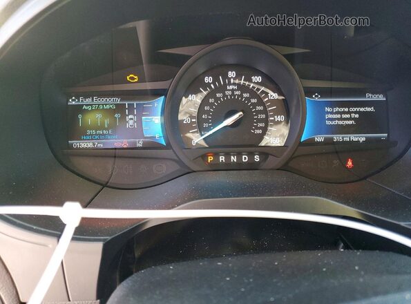 2FMPK4G95RBA35564 2024 FORD EDGE Silver ხელსაწყოთა პანელის ხედი