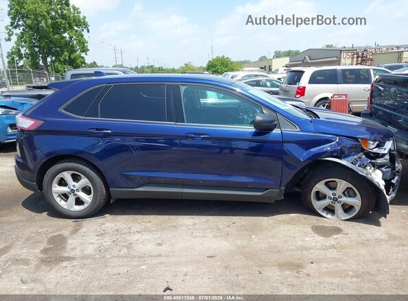 2FMPK4G96GBB03657 2016 FORD EDGE Blue Вид задньої частини салону