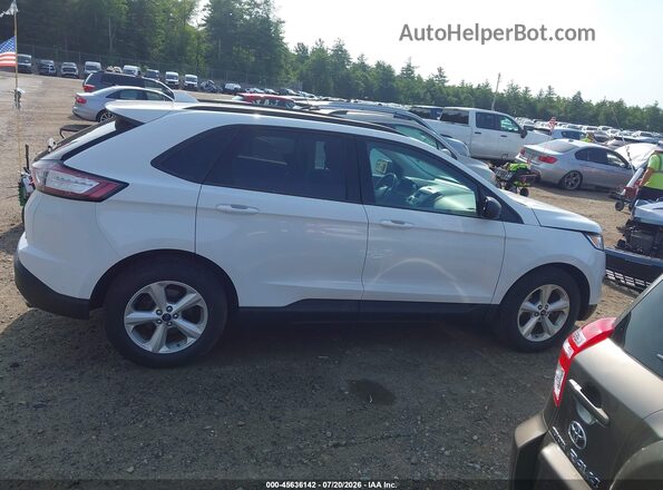 2FMPK4G96GBC48553 2016 FORD EDGE White Vista interior trasera