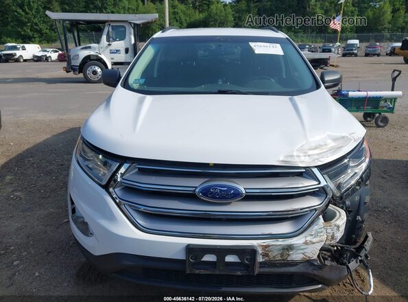 2FMPK4G96GBC48553 2016 FORD EDGE White Vista del cuadro de instrumentos