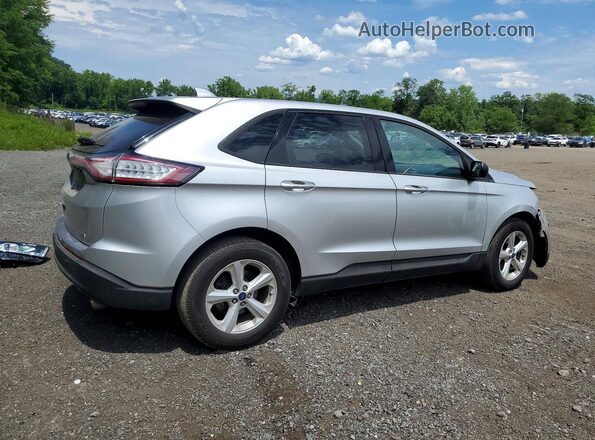 2FMPK4G96GBC57415 2016 FORD EDGE Серебряный Задняя правая четверть