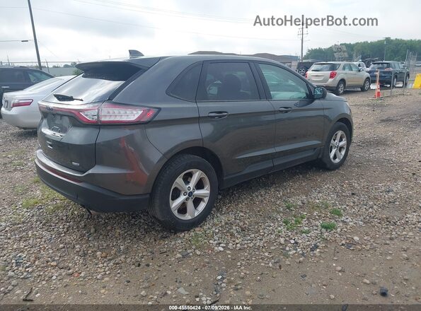 2FMPK4G96HBC60297 2017 FORD EDGE Gray Trasero derecho