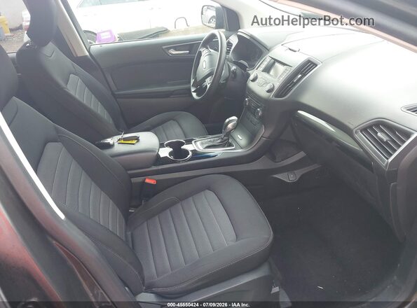 2FMPK4G96HBC60297 2017 FORD EDGE Gray Vista interior delantera