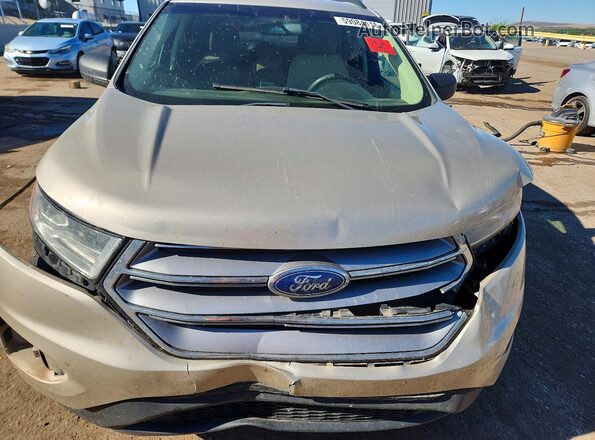 2FMPK4G96HBC64642 2017 FORD EDGE Tan Rear interior view
