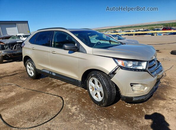 2FMPK4G96HBC64642 2017 FORD EDGE Tan Rear right