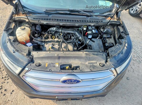 2FMPK4G96JBB47472 2018 FORD EDGE Gray Вид підкапотного простору