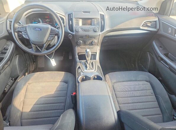 2FMPK4G96JBB47472 2018 FORD EDGE Gray Вид панелі приладів
