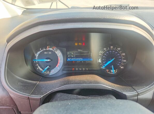 2FMPK4G96JBB47472 2018 FORD EDGE Gray Вид щитка приладів
