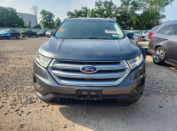 2FMPK4G96JBB47472 2018 FORD EDGE Gray Вид спереду