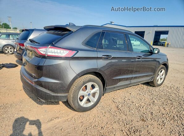2FMPK4G96JBB47472 2018 FORD EDGE Gray Задня права чверть