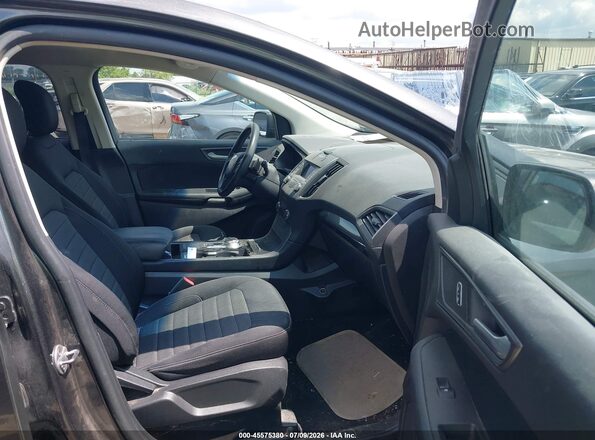 2FMPK4G96KBB04686 2019 FORD EDGE Серый Вид салона спереди