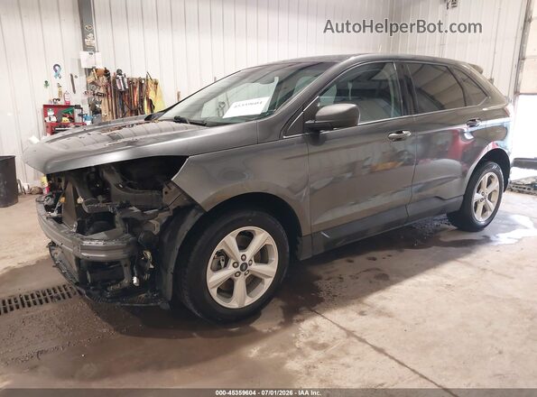 2FMPK4G96KBC51283 2019 FORD EDGE Gray Առջևի ձախ երեք քառորդ տեսարան