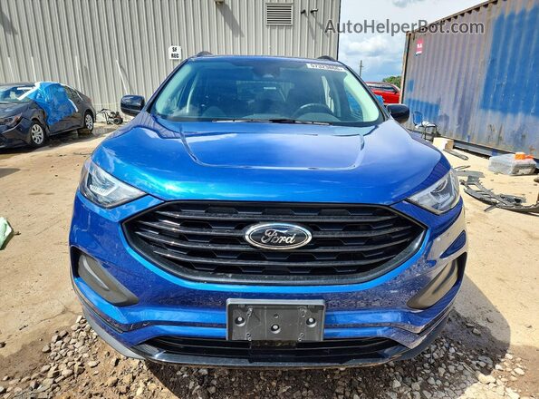 2FMPK4G96NBB16647 2022 FORD EDGE Blue Вид спереду