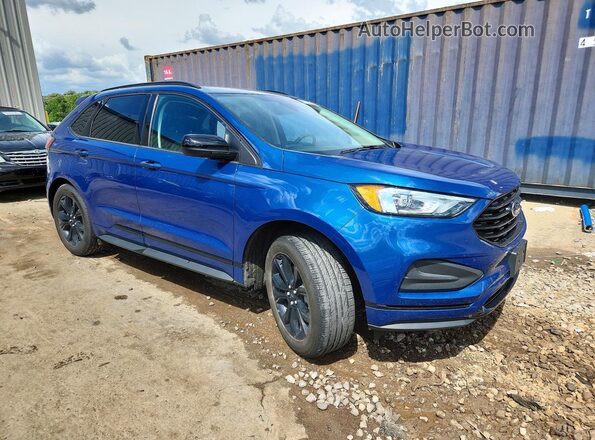2FMPK4G96NBB16647 2022 FORD EDGE Blue Передня права чверть