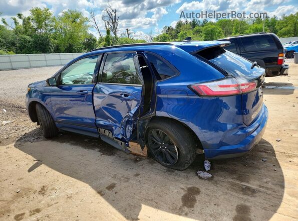 2FMPK4G96NBB16647 2022 FORD EDGE Blue Задня ліва чверть