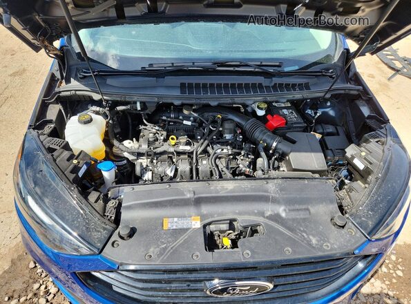 2FMPK4G96NBB16647 2022 FORD EDGE Blue Вид підкапотного простору