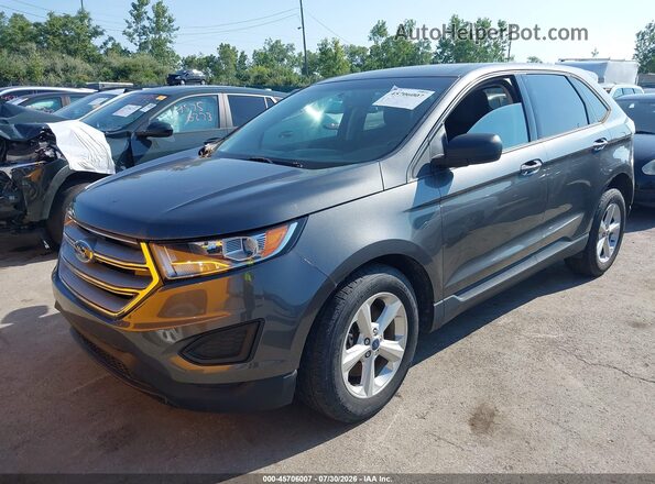 2FMPK4G97GBC64499 2016 FORD EDGE Серый Передняя левая четверть