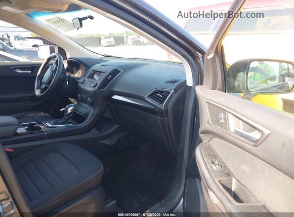 2FMPK4G97GBC64499 2016 FORD EDGE Серый Вид салона спереди