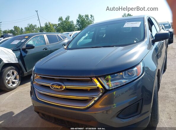 2FMPK4G97GBC64499 2016 FORD EDGE Серый Вид щитка приборов