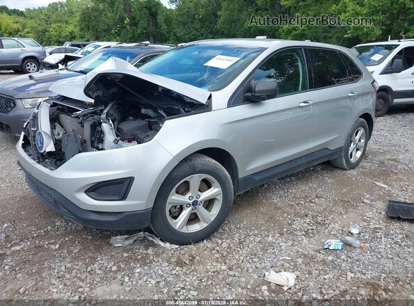 2FMPK4G97HBB81804 2017 FORD EDGE Silver Vista tres cuartos delantera izquierda