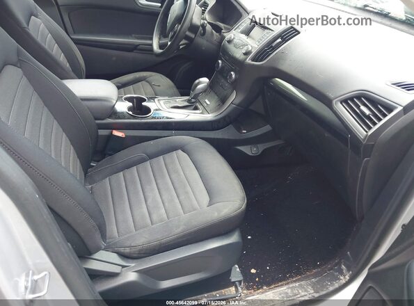 2FMPK4G97HBB81804 2017 FORD EDGE Silver Vista interior delantera