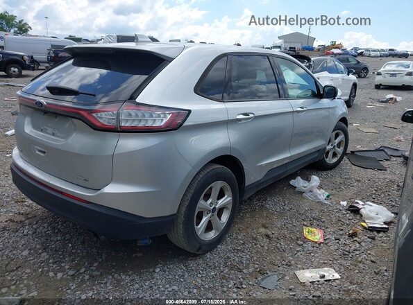 2FMPK4G97HBB81804 2017 FORD EDGE Silver Trasero derecho