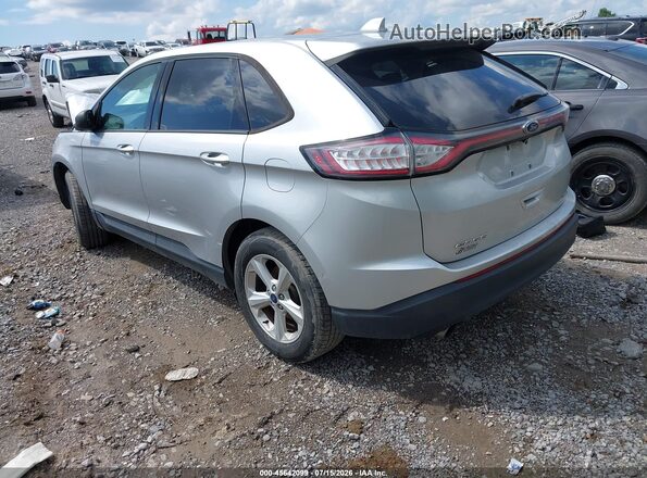 2FMPK4G97HBB81804 2017 FORD EDGE Silver Trasero izquierdo