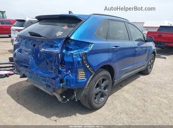 2FMPK4G97NBA27220 2022 FORD EDGE Blue Trasero derecho
