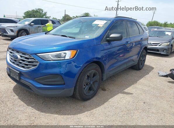 2FMPK4G97NBA27220 2022 FORD EDGE Blue Vista tres cuartos delantera izquierda