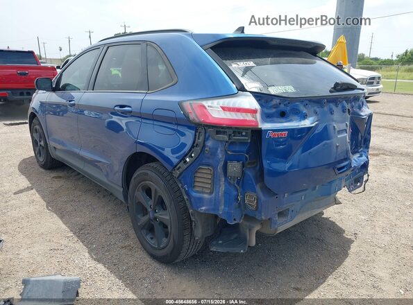 2FMPK4G97NBA27220 2022 FORD EDGE Blue Trasero izquierdo