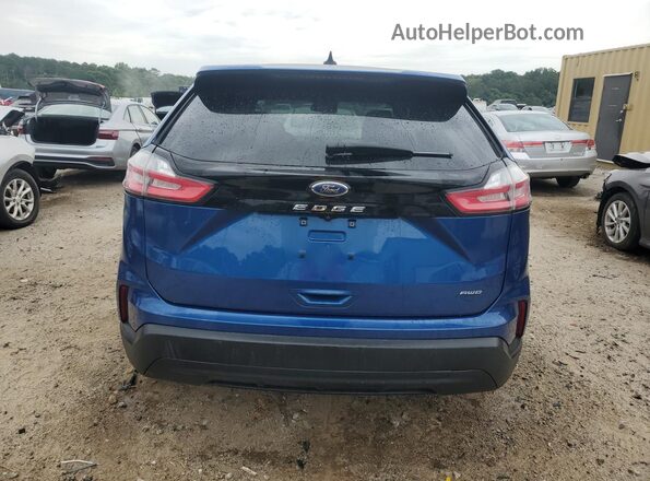 2FMPK4G97NBA62632 2022 FORD EDGE Синий Панорамный вид салона 360°