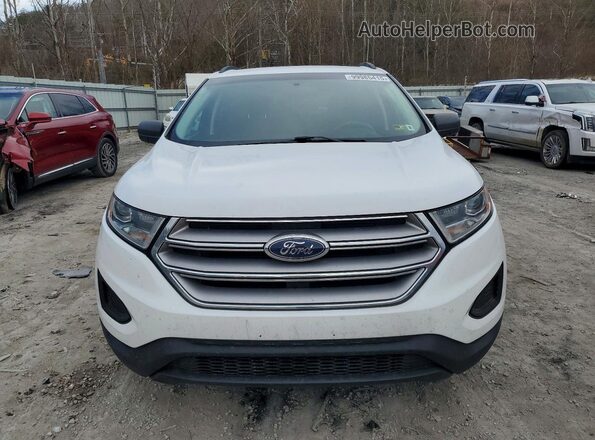 2FMPK4G98JBC49971 2018 FORD EDGE White წინა ხედი
