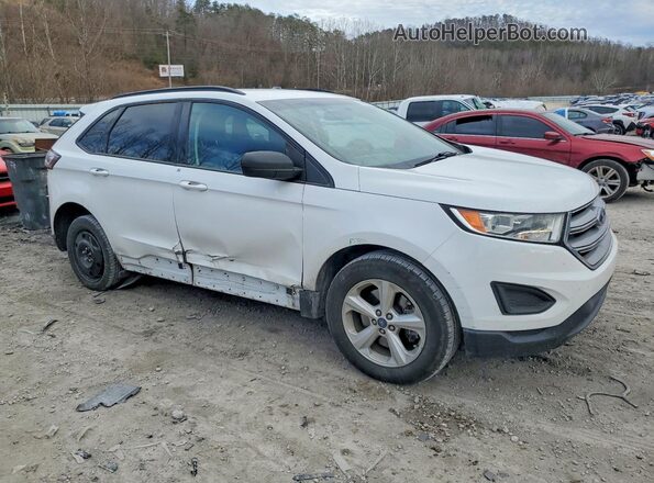 2FMPK4G98JBC49971 2018 FORD EDGE White წინა მარჯვენა