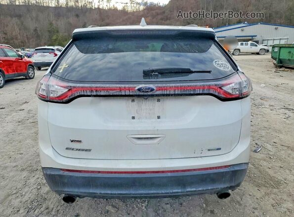 2FMPK4G98JBC49971 2018 FORD EDGE White უკანა ხედი