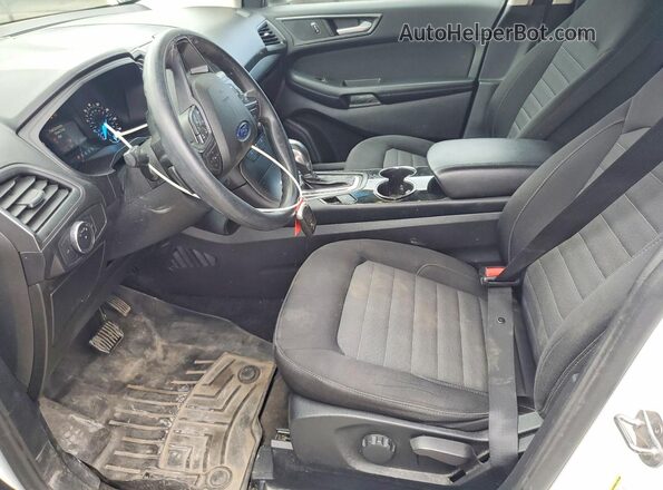 2FMPK4G98JBC49971 2018 FORD EDGE White წინა სალონის ხედი