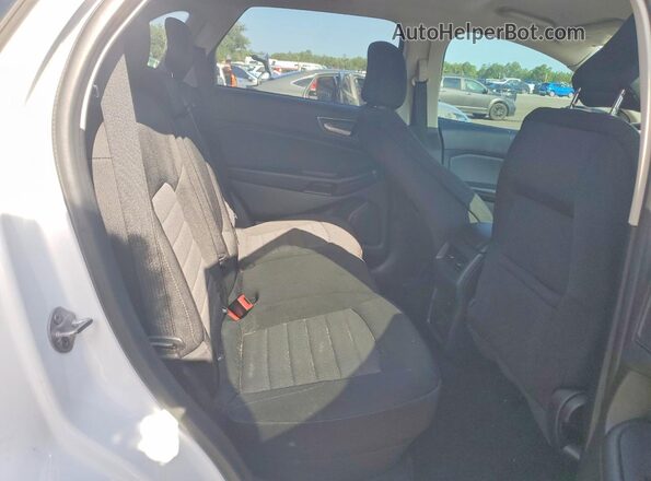 2FMPK4G98PBA31859 2023 FORD EDGE White Rear seats view