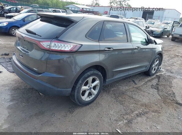 2FMPK4G99GBC00318 2016 FORD EDGE Серый Задняя правая четверть